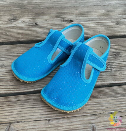 Beda papuče Turquoise Shine 