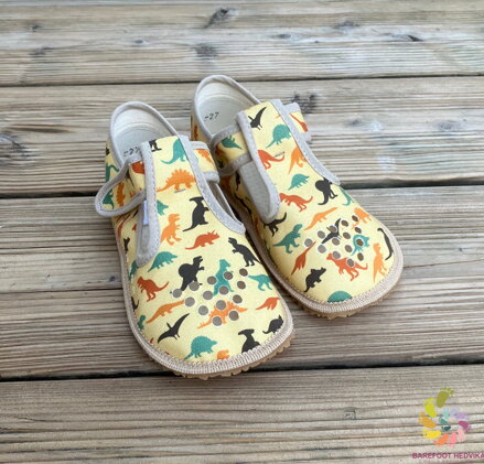 Beda slippers Dinosaurs (with openings)