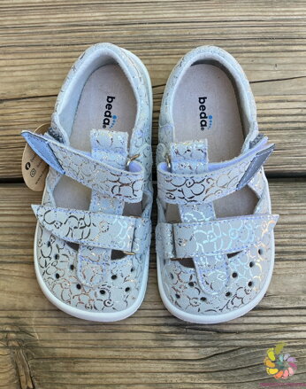 Beda sandals Silver Shine