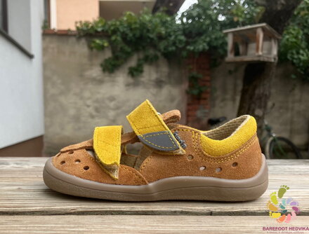 Beda sandals Caramel (reinforced heel)