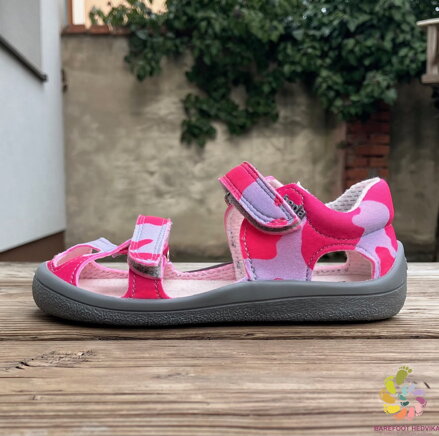 Beda sandals Playful Pink Military