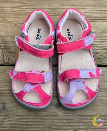 Beda sandálky Playful Pink Military