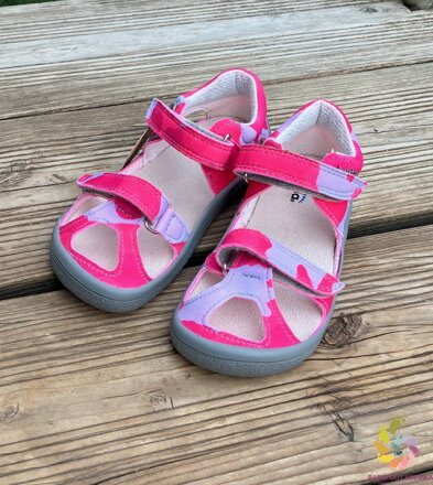 Beda sandálky Playful Pink Military