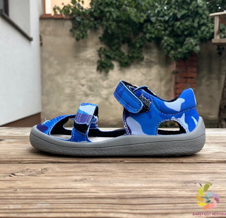 Beda sandálky Playful Blue Military
