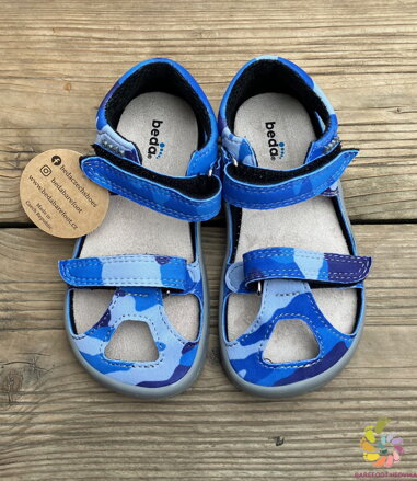Beda sandálky Playful Blue Military