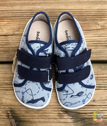 Beda sneakers Aeroplane (narrower cut,reinforced heel)