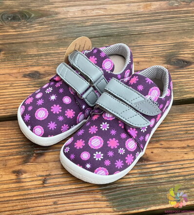 Beda sneakers Violet Flower (reinforced heel)