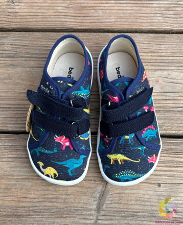 Beda tenisky Colorful Dinos (zúžený strih)