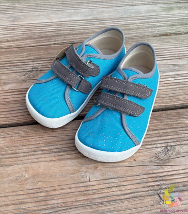 Beda tenisky Turquoise Shine (zúžený strih)