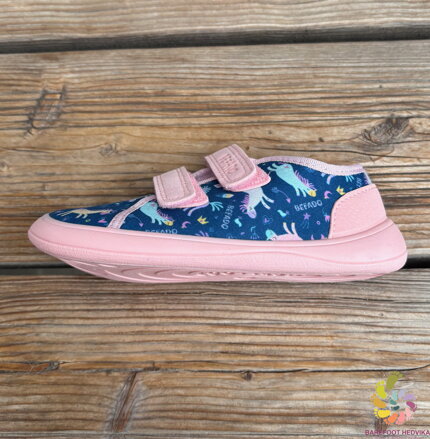 Befado Barefoot tenisky 141XY003 Unicorn