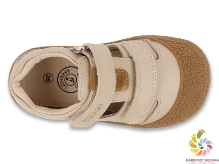 Befado Barefoot sandálky 005X003 Beige