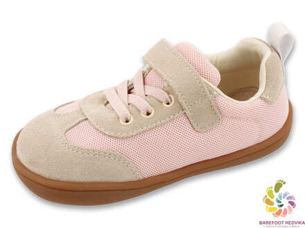 Befado Barefoot sneakers 004X010 Pink / Beige