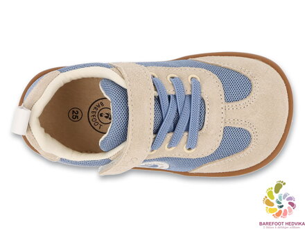Befado Barefoot sneakers 004X011 Blue / Beige