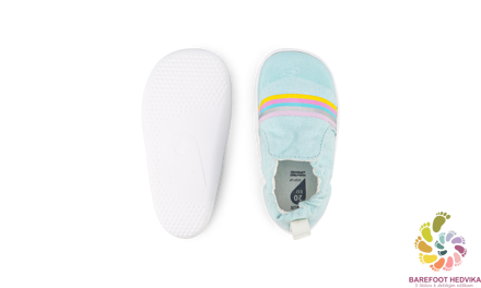 Bobux Xplorer Scamp Aqua + Silver Rainbow