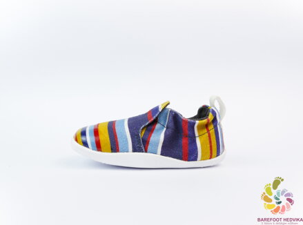 Barefoot slippers Bobux Xplorer Scamp Navy Stripe