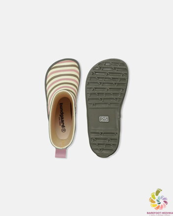 Bundgaard Charly High Rubber Boots Peony Stripe
