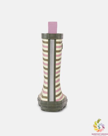 Bundgaard Charly High Rubber Boots Peony Stripe