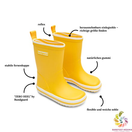 Bundgaard Charly High Rubber Boots Sunflower 2