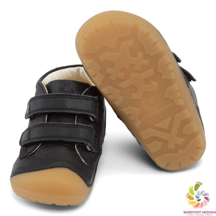 Barefoot shoes Bundgaard Petit Velcro Black