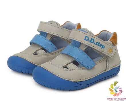 Barefoot sandals DD Step Grey 070-698A