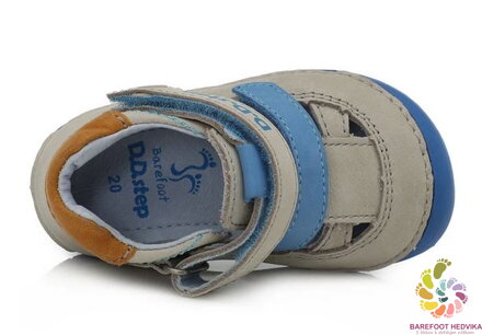 Barefoot sandals DD Step Grey 070-698A