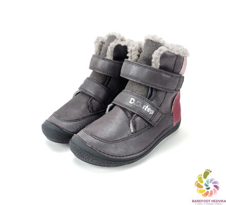 D.D. Step W116-62185DW Metallic Grey zimné (vlna)