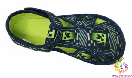EF Barefoot slippers 386 Green Craft
