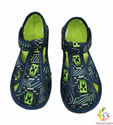 EF Barefoot slippers 386 Green Craft