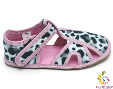 EF Barefoot papuče 386 Panterka