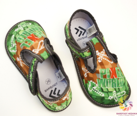 EF Barefoot papuče 395 Pixel World