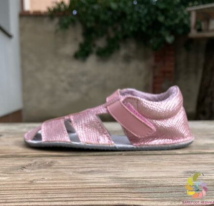 EF Barefoot Pink Glitter