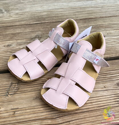 EF Barefoot sandálky Powder Pink 2025