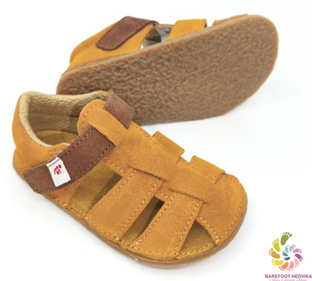EF Barefoot sandálky Honey Beige 2025