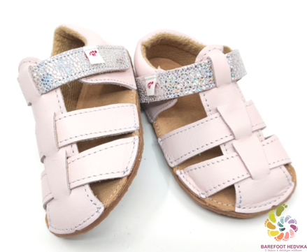 EF Barefoot sandálky Powder Pink 2025