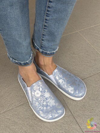 Fare Bare slip-on Blue Overprint B5762201