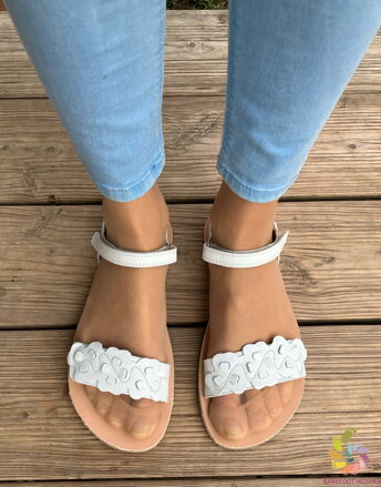Froddo BF Sandal Flexy Flowers 2025 White