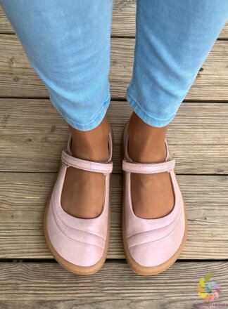 Barefoot sandals Froddo Ballerina Mary Jane Pink Shine