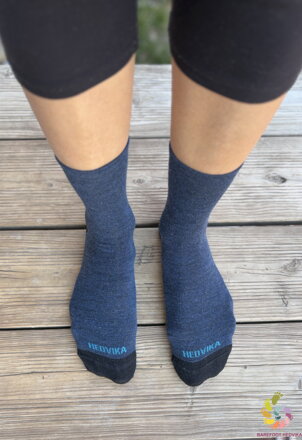 Hedvika socks 80% Merino Classic Dark Blue