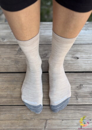 Hedvika socks 80% Merino Classic Natural