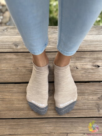 Hedvika ponožky 80% Merino Low Cut Natural