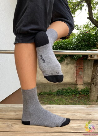 Hedvika socks 80% Merino Classic Grey