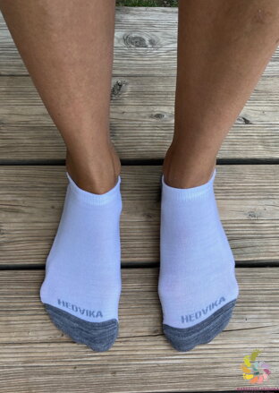 Hedvika ponožky 80% Merino Low Cut White