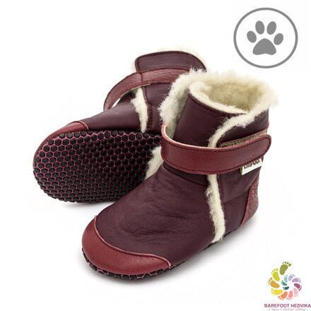 Liliputi Soft Paws Boots Burgundy zimné