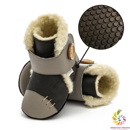 Barefoot winter boots Metal Vulcano 