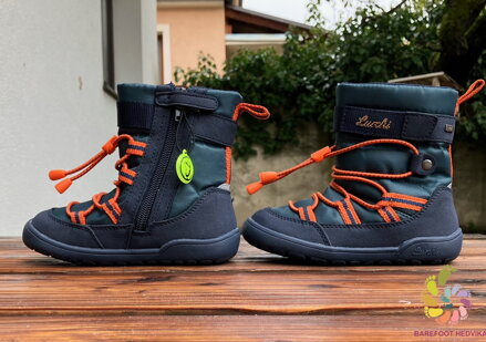 Lurchi Jace Tex Petrol-Orange zimné