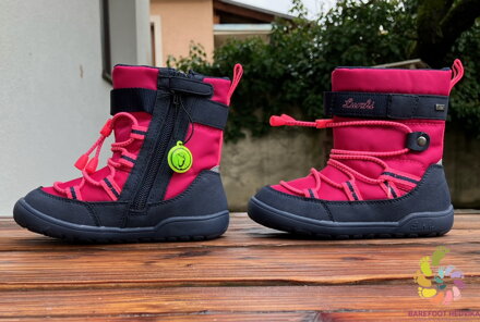 Lurchi Jace Tex Navy-Pink zimné
