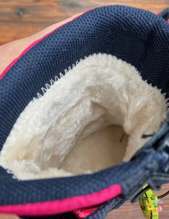 Lurchi Jace Tex Navy-Pink zimné