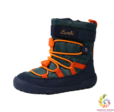Lurchi Jace Tex Petrol-Orange zimné