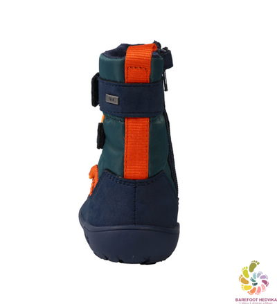 Lurchi Jace Tex Petrol-Orange zimné
