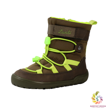 Lurchi Jace Tex Khaki-Lime zimné